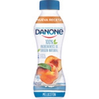 Hipercor  DANONE yogur líquido con melocotón 100% ingredientes de orig