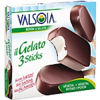 Hipercor  VALSOIA helado de soja con chocolate sin lactosa estuche 3 u