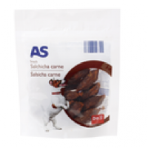 AS snack para perros salchichas de carne bolsa 53 gr
