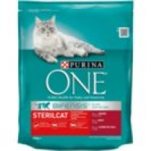 One alimento para gatos esterilizados rico en buey bolsa 800 3.08 €