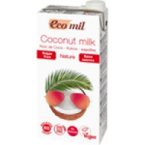 ECOMIL leche de coco ecológica sin azúcar y sin gluten envas 2.79 €