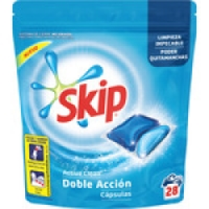 SKIP Active Clean detergente máquina líquido bolsa 28 cápsul 8.55 €