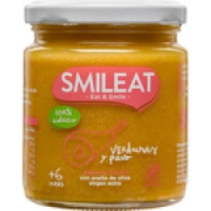 SMILEAT tarrito de verduras y pavo 100% ecológico sin gluten 2.00 €