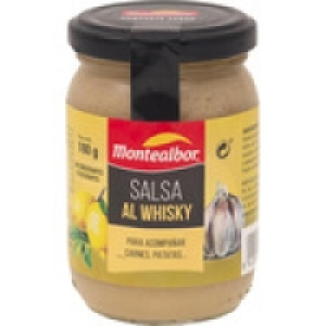 MONTEALBOR salsa al whisky tarro 180 g neto escurrido 2.15 €