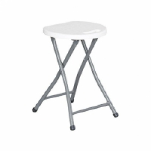 Taburete Plegable de HDPE y Estructura de Acero 30x43 cm. Tu 7.90 €