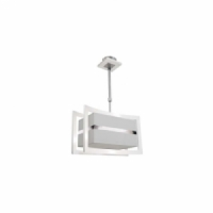 Lampara Serie Capricornio 1xe27 Blancocromo (62x36)