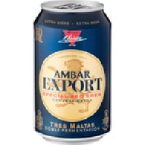 AMBAR Export cerveza rubia nacional extrafuerte tres maltas  0.82 €