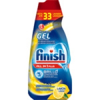 Hipercor  FINISH detergente lavavajillas todo en 1 plus en gel concent