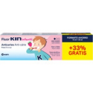 FLUOR·KIN Infantil pasta de dientes con sabor a fresa de 2 a 3.65 €