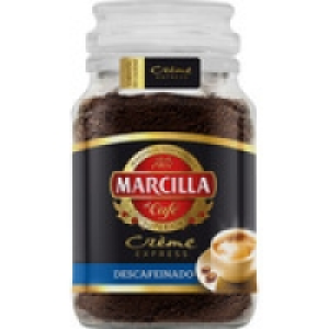 Hipercor  MARCILLA Creme Express café soluble descafeinado frasco 200 