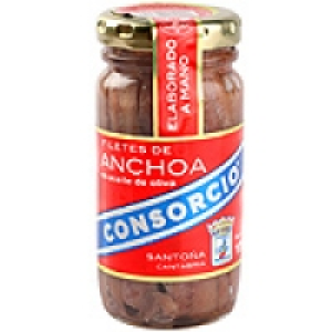 CONSORCIO filetes de anchoa en aceite de oliva frasco 50 g n 4.50 €