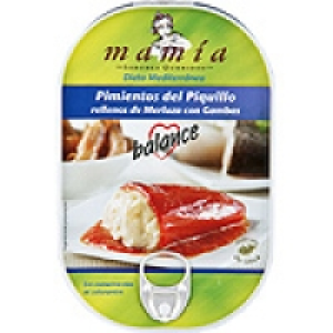MAMIA pimientos de piquillo rellenos de merluza con gambas e 3.55 €