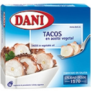 DANI tacos de calamar en aceite de girasol (estilo pulpo) la 1.91 €