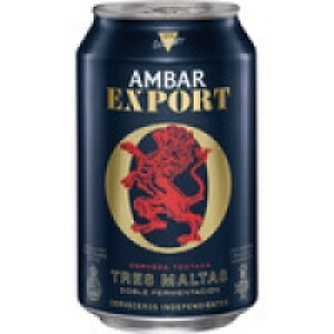 AMBAR Export cerveza rubia nacional extrafuerte tres maltas  0.82 €