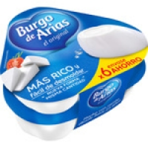 BURGO DE ARIAS queso fresco natural mini pack 6 x 72 g envas 3.69 €