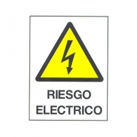 Carrefour  Señal Fija Pvc Riesgo Electric - Cv - 0210 - 40x30 Cm