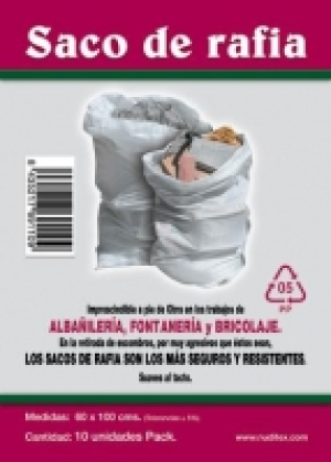 Saco Rafia 60x100 Cm. (10 Und) 4.71 €