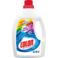 Hipercor  COLON detergente máquina líquido gel mix color botella 50 do