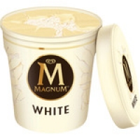 Hipercor  MAGNUM Pints White helado de vainilla con trozos y cobertura