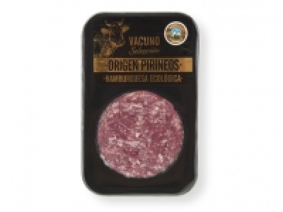 Hamburguesa de vacuno ecológica 1.99 €
