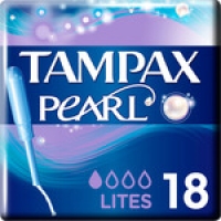 Hipercor  TAMPAX tampones Pearl lites caja 18 unidades