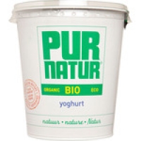 Hipercor  PUR NATUR yogur natural ecológico envase 750 g