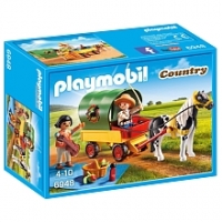 Toysrus  Playmobil - Vida en el Campo Picnic con Pony y Coche - 6948