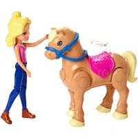 Toysrus  Barbie On The Go - Carrera de Ponis