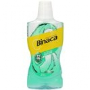 enjuague bucal antiplaca sin alcohol sabor menta botella 500