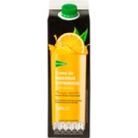 Hipercor  EL CORTE INGLES zumo de naranja exprimida con pulpa envase 1