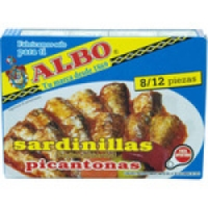 ALBO sardinillas picantonas 8-12 piezas lata 82 g neto escur 2.99 €