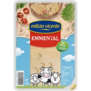 MILLAN VICENTE queso emmental 100% natural en lonchas envase 1.99 €