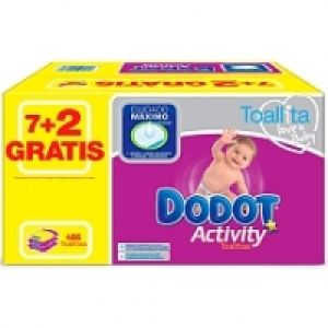 Dodot - Toallitas Activity 486 Unidades 14.99 €