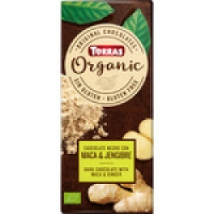 TORRAS Organic chocolate negro ecológico con maca y jengibre 2.29 €
