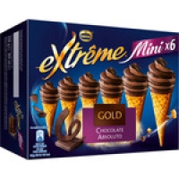 Hipercor  NESTLE GOLD Mini cono de helado de chocolate 6 unidades estu