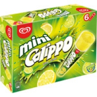 Hipercor  CALIPPO mini sabor lima-limón sin gluten 6 unidades estuche 