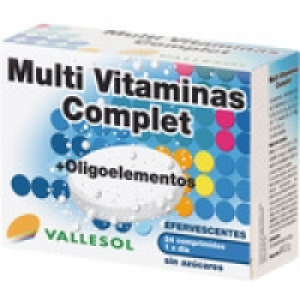 VALLESOL Multi Vitaminas Complet con Oligoelementos que refu
