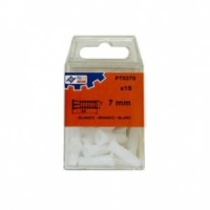 Taco Plastico Blanco C/15 Pzs - Profer Top - 48404-pt0375 -