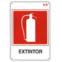 Carrefour  Señal Fija Extintor - Cv - 0201 - 40x30 Cm