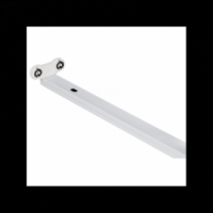 Regleta Para Tubo 2xt8 Led Mica 120cm Blanca 121,6x4x7