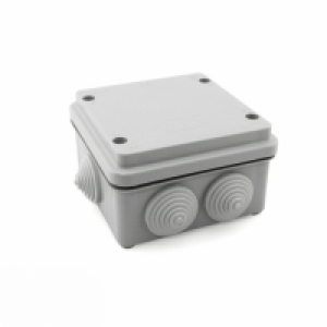 Caja De Empalme Superficie Gris Estanca 105x105x65mm Ip55