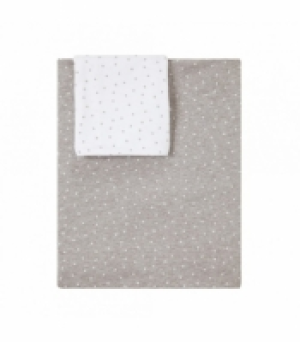 Juego Sabana Cuna 60x120 Baby Clic Mini Stella Gris
