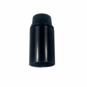 Portalámparas Casquillo E14 Negro, Baquelita Liso 2a 250v