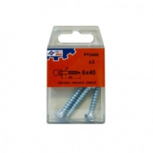 Tirafondo Barraquero Zn C/3 Pz - Profer Top - 48515-pt0486 -