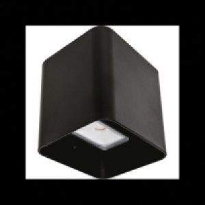 Aplique Exterior 8w 6500k Soure Negro Ip54