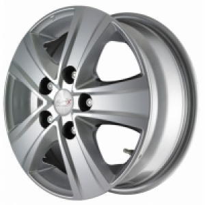 Llantas Fuoco 5 Van+ Silver Matrix 6.50x15 5x118 Et65 Buje 7