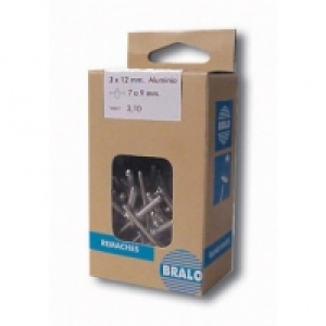 Remache Minicaja Standar 50uds - Bralo - S1010004008 - 4x8 M
