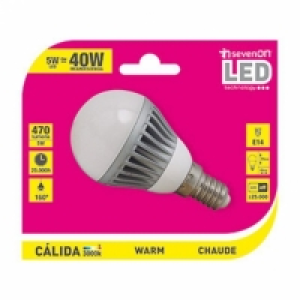 Bombilla Led Esf&eacute;rica 5W E14 C&aacute;lida