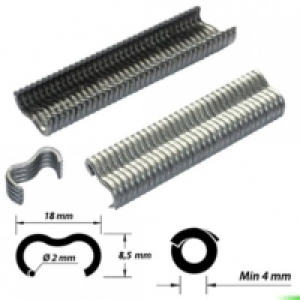 Grapa Omega-16 400 Ud Verde - Salki - 0111416 - 18 Mm