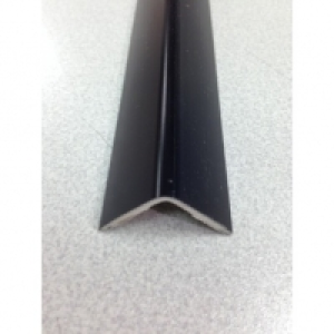 Cantonera Pvc Adhesiva 25x25 Negro 260 Cm - Rufete - 41061